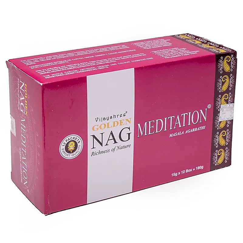 Encens de chez 'Satya, Agarbatti', Série 'Golden', 8 parfums au choix ! tout l'art de faire de l'encens traditionnel indien ! Vendu en paquet ou en boîte de 12 paquets !