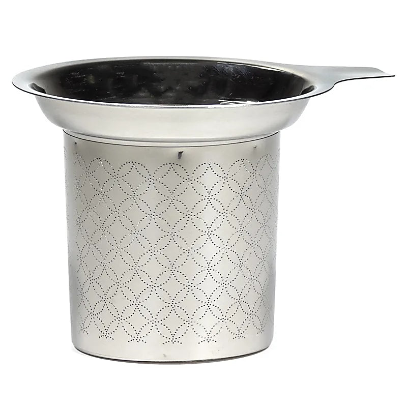 Infuseur à thé Fleur de Vie en acier inoxydable, 5.5x7.5 centimètres - 37 grammes.