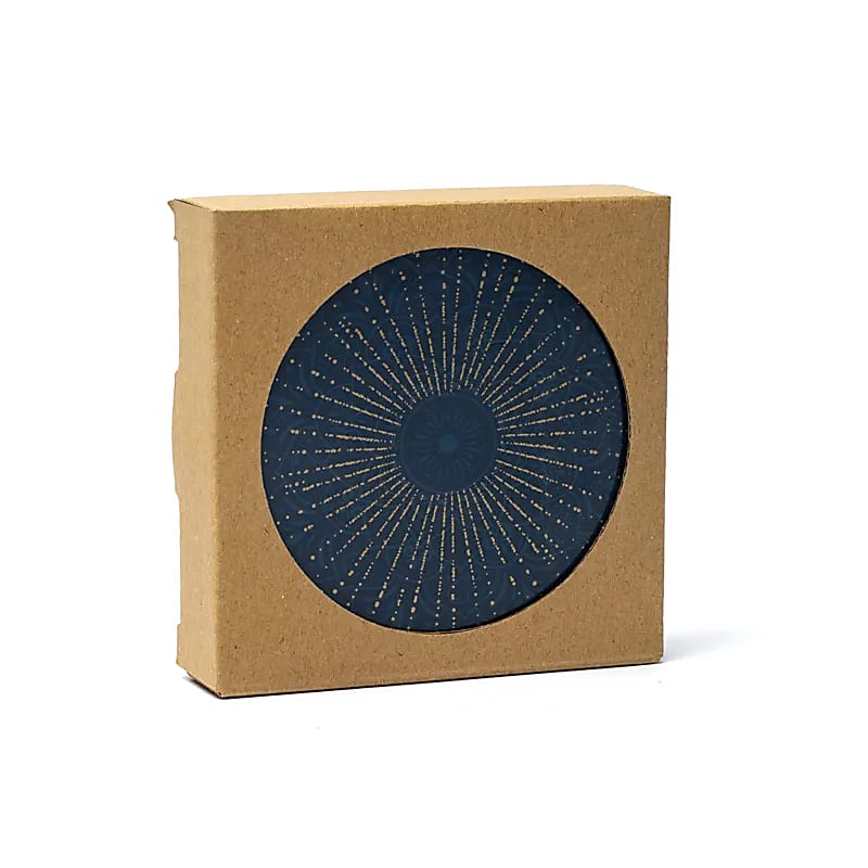 Sélection de dessous de verres, ensemble de 6 pièces avec de jolis motifs : Bouddha, éléphant, fleur de vie, mandala... 9 modèles aux choix, parfait !