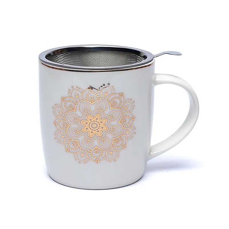 Sélection de tasses/ mugs, en verre ou en porcelaine (Kaolinite), de 250 et 400 millilitres. Avec de très jolis dessins : Bouddha, éléphant, arbre et fleur de vie, mandala... Modèles aux choix, parfait !