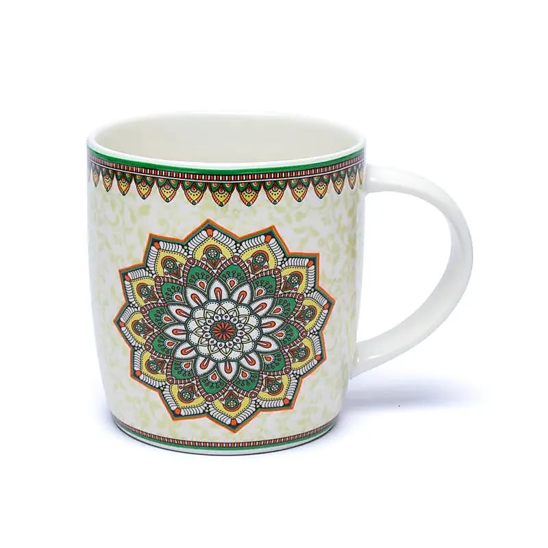 Sélection de tasses/ mugs, en verre ou en porcelaine (Kaolinite), de 250 et 400 millilitres. Avec de très jolis dessins : Bouddha, éléphant, arbre et fleur de vie, mandala... Modèles aux choix, parfait !