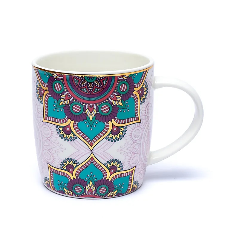 Sélection de tasses/ mugs, en verre ou en porcelaine (Kaolinite), de 250 et 400 millilitres. Avec de très jolis dessins : Bouddha, éléphant, arbre et fleur de vie, mandala... Modèles aux choix, parfait !