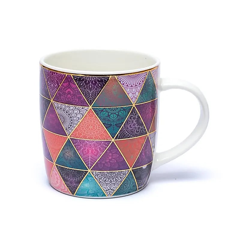 Sélection de tasses/ mugs, en verre ou en porcelaine (Kaolinite), de 250 et 400 millilitres. Avec de très jolis dessins : Bouddha, éléphant, arbre et fleur de vie, mandala... Modèles aux choix, parfait !