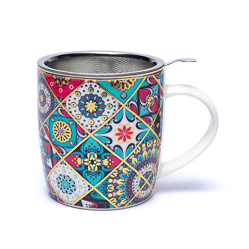 Sélection de tasses/ mugs, en verre ou en porcelaine (Kaolinite), de 250 et 400 millilitres. Avec de très jolis dessins : Bouddha, éléphant, arbre et fleur de vie, mandala... Modèles aux choix, parfait !