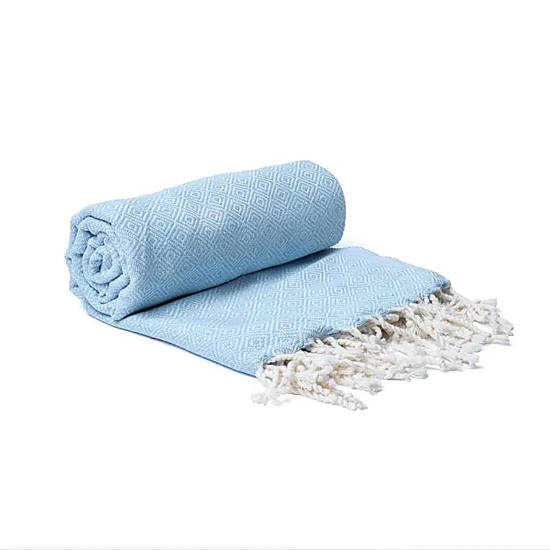 Handwoven hammam towel from 'Ottoman Atelier', or Pestemal, measuring 190x90 cm - 450 grams. This hammam towel is elegant, absorbent, and quick-drying. It can also be used as a bath or beach towel!