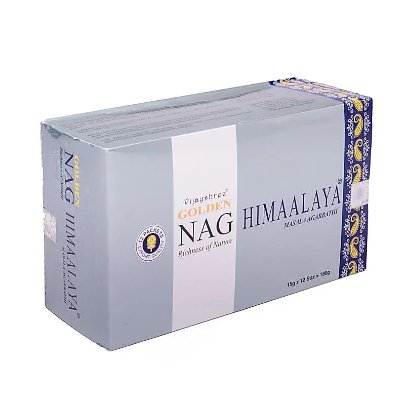 Encens de chez 'Satya, Agarbatti', Série 'Golden', 8 parfums au choix ! tout l'art de faire de l'encens traditionnel indien ! Vendu en paquet ou en boîte de 12 paquets !