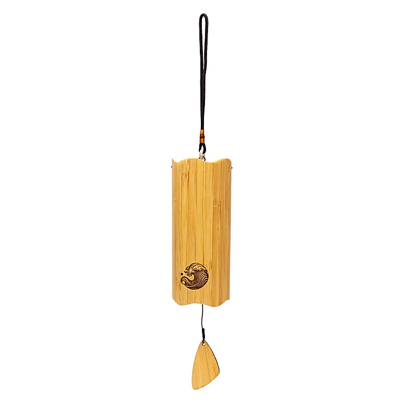 Carillon à vent "Wave", en bambou avec activateur interchangeable ! 20 cm de haut - 143 grammes !