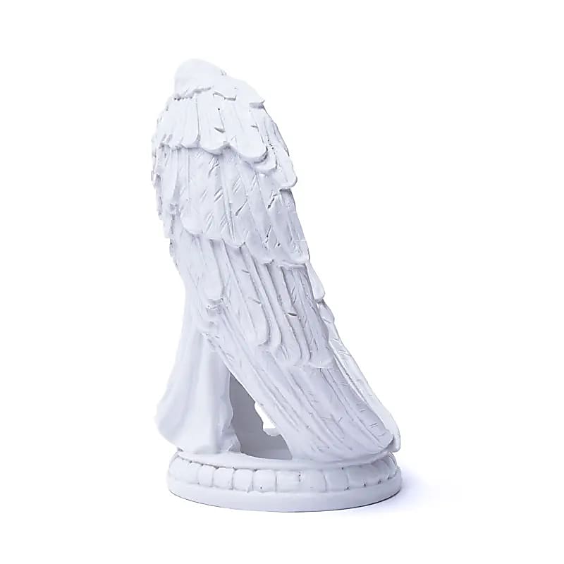 XL Angel Candle Holder, 21.5x9x11.5 cm - 155 grams - Suitable for tea lights and candles up to 6cm! Made of polyresin