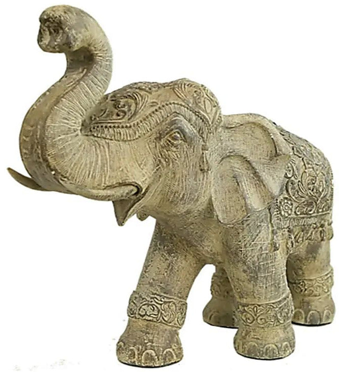 Elephant statuette measuring 55x23x42 centimeters - 5930 grams. Made in Nepal, perfect for a meditation room, altar, collection, exhibition...!