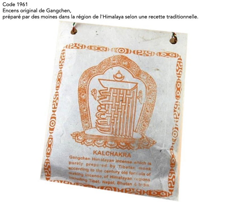 Original incense from 'Gangchen', powder*, 40 gram bag, prepared by monks in the Himalayan region according to a traditional recipe. 100% natural ingredients!!