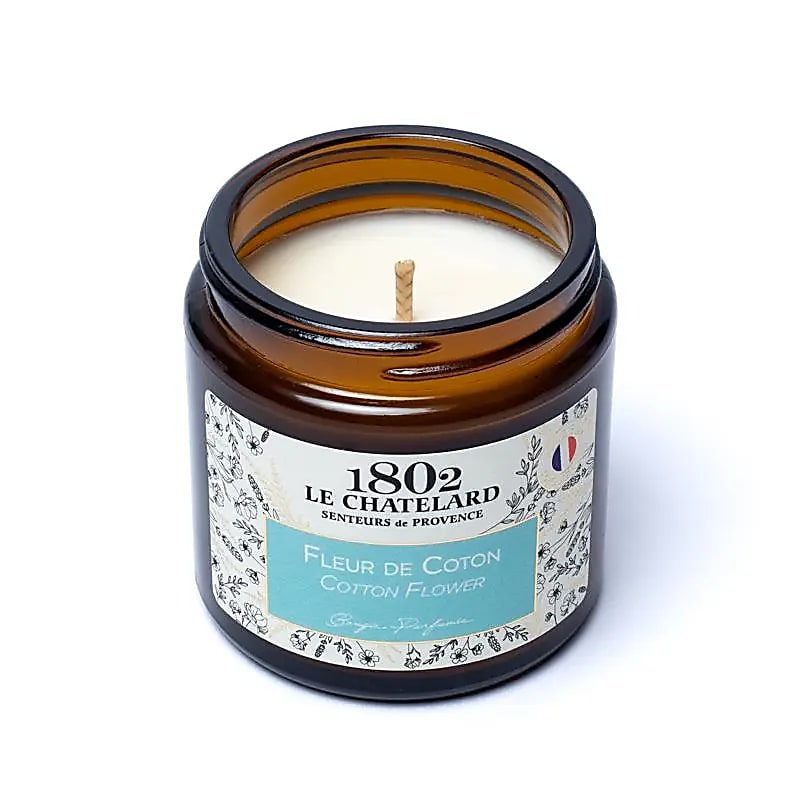 Bougie de chez 'Le Chatelard' fait en France. 7x6.5 cm - ± 20 à 25H de combustion - 80 grammes ! Haute qualité, 6 parfums au choix !