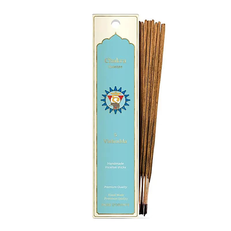 Incense from 'Fiore d'Oriente', '7 Chakras' series, pack of approximately 20 sticks. Burn time: ± 60 to 70 minutes per stick! Very good quality!