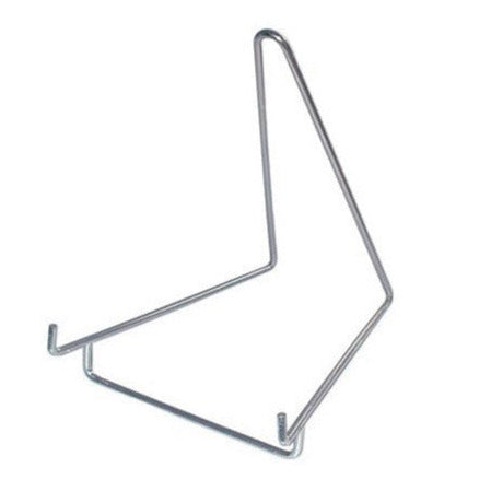 Easel/tripod stands for stone plates or slices to stabilize and present your minerals... 7 sizes to choose from, made of metal, practical!