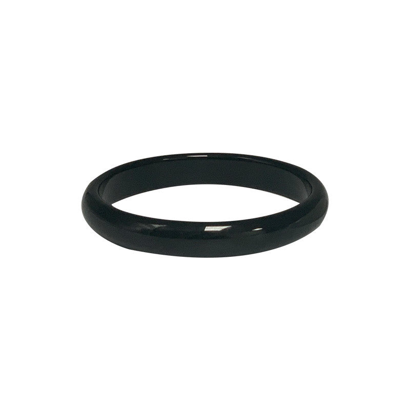 'Bangle' type bracelet, in Onyx, 2 diameters to choose from, approximately 60 or 66 millimeters, superb piece!