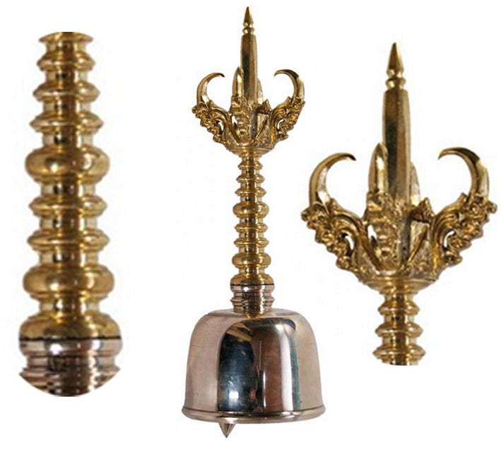 Petite merveille, véritable cloche de prêtre balinais, on en joue comme avec un bol chantant, le tintement du son est le plus pur ! Fabriquées par des maîtres clochers ! 610 grammes - 7,30 × 7,30 × 21,00 cm