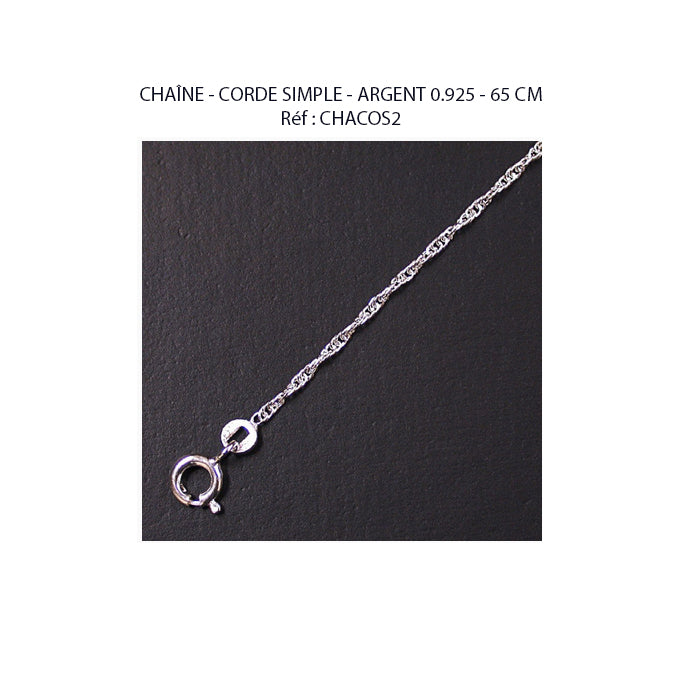 Sélection de chaînettes de 43 à 65 centimètres en Argent 0.925. 10 modèles au choix ! Parfait pour vos pendentifs prféférés !