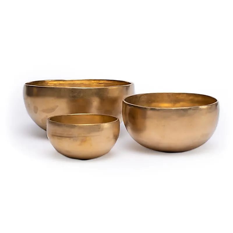 Tibetan bowl 'CHÖPA' with a matching mallet included, available in sizes from 10 to 50 centimeters. High quality, tested and approved!