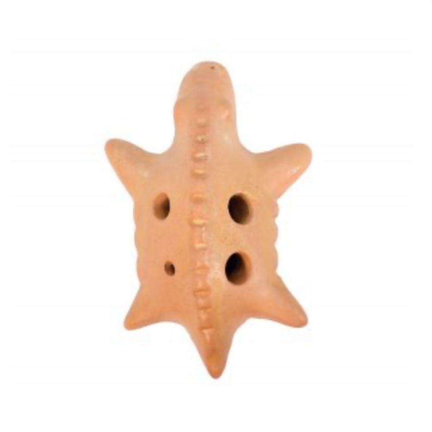 Ocarina en terre cuite en forme d'animaux, dauphin, poisson, lezard... superbes petites pièces faites au Pérou... Modèles au choix ! Des sons pour voyager, des sons doux et profond comme la terre !