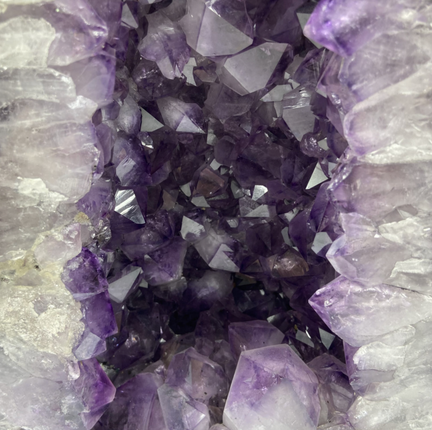 15.24 kilogram 'cathedral' amethyst geode, 40 x 23 centimeters. Superb AA quality, from Brazil. Incredible positive effects for your collections, exhibitions...perfect!