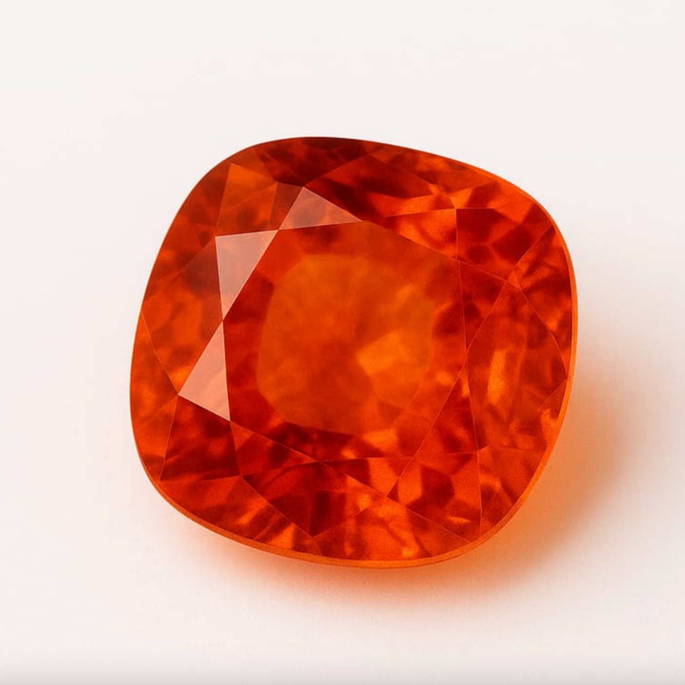 Spinelle 'Orange' – Pierre fine facettée de 0.58 carat. Parfait en collection, bijouterie, exposition...