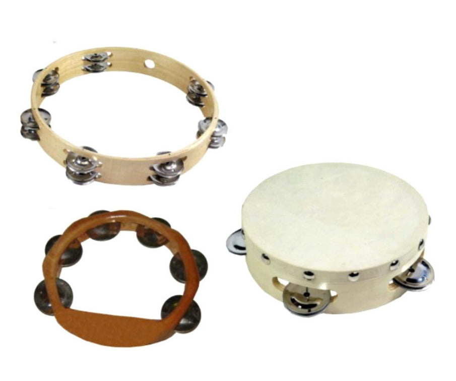 Bell tambourine (mini-cymbal), with or without heads, 15, 20 or 25 cm. Perfect for accompaniment, for keeping time! A catchy and hypnotic sound!