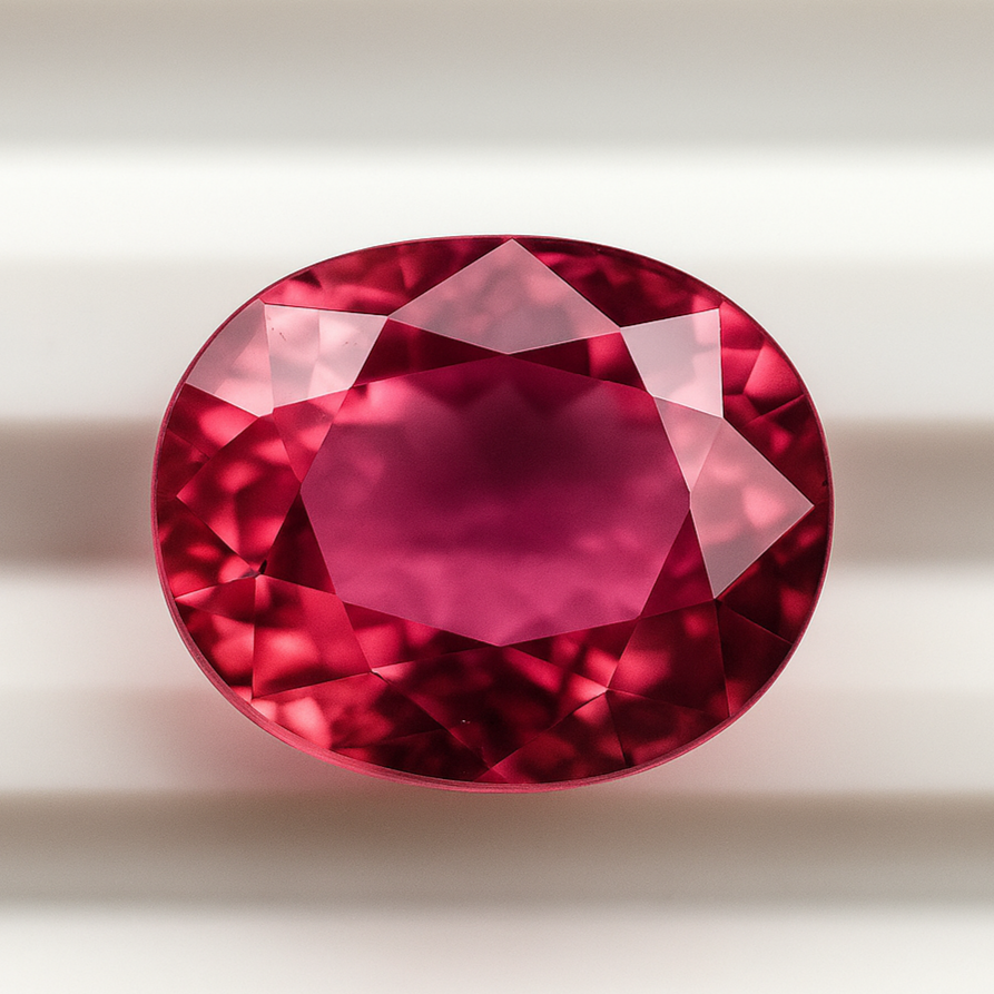 Tourmaline Rubellite - Superbe pierre fine taillée de 3,40 carats. Parfait en collection, bijouterie, exposition...