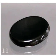 Sélection de galets/ pierres plates au choix ou en lot de 12, avec 1 face incurvée pour le pouce, parfait pour les massages, de 4x3x1 cm environ. TrÚs belle qualité !