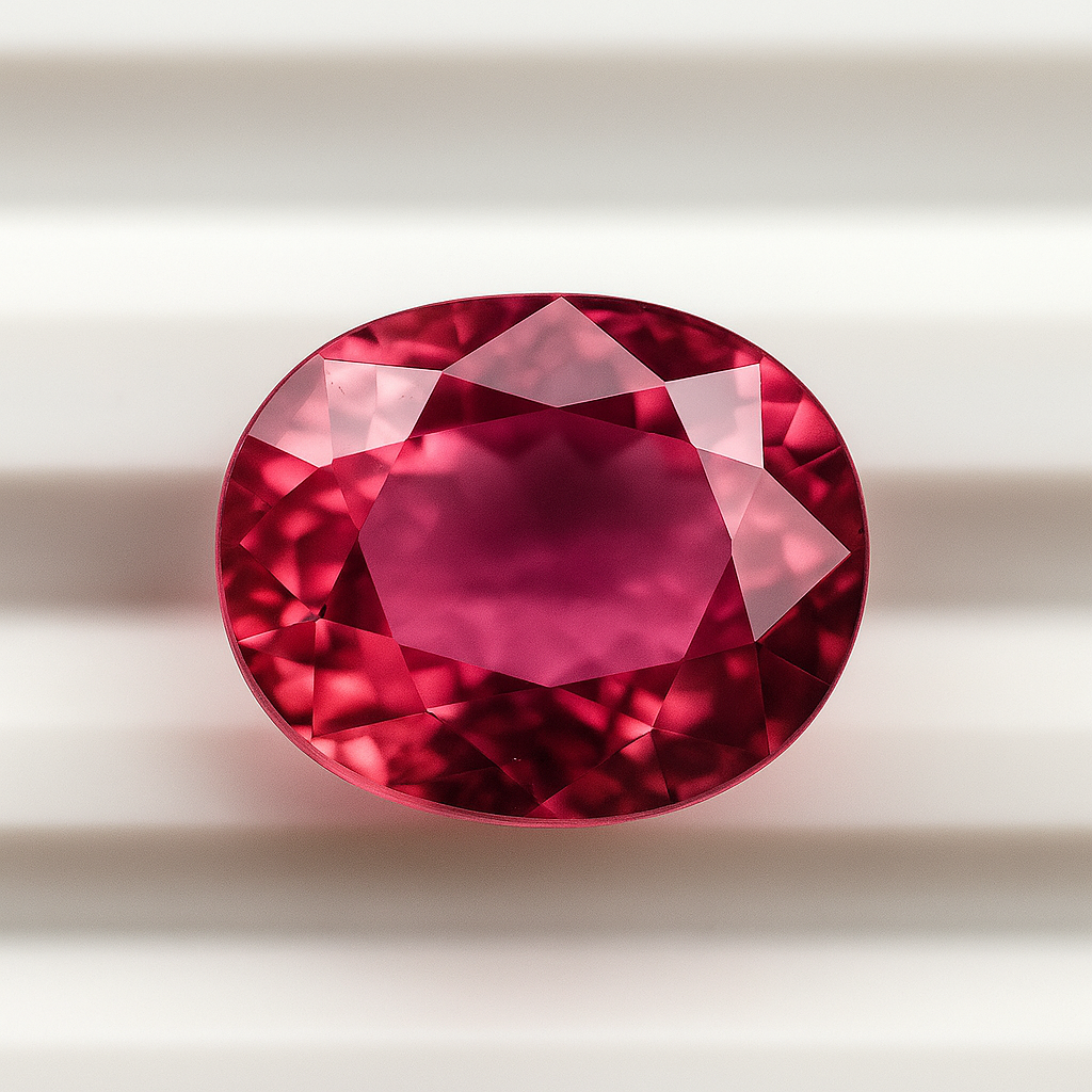 Tourmaline Rubellite - Superbe pierre fine taillée de 3,40 carats. Parfait en collection, bijouterie, exposition...