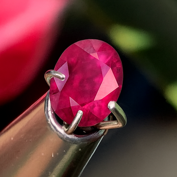 Spinelle, pierre fine taillée de 5mm x 4 x 2 - 1 carat. Parfait en bijouterie, collection ,exposition...