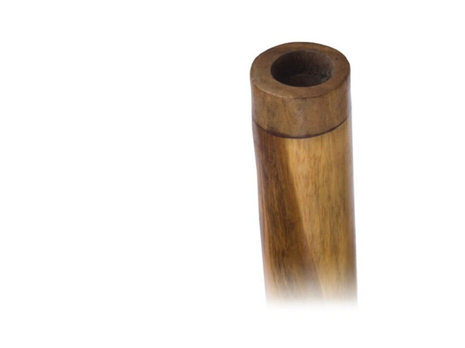 Didgeridoo en bois et base en racine d'eucalyptus de 1,58 m - 2,80 kgs. Des sonorités dans les mediums basses incroyables !