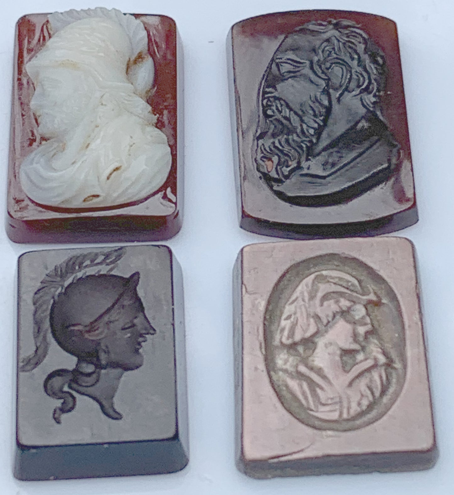 Cameo, 5 pieces of your choice in Onyx stone, 14mm x 10 x 0.3. Antique and authentic, true works of art, engraved with ultimate precision. Perfect for collection, exhibition, jewelry...