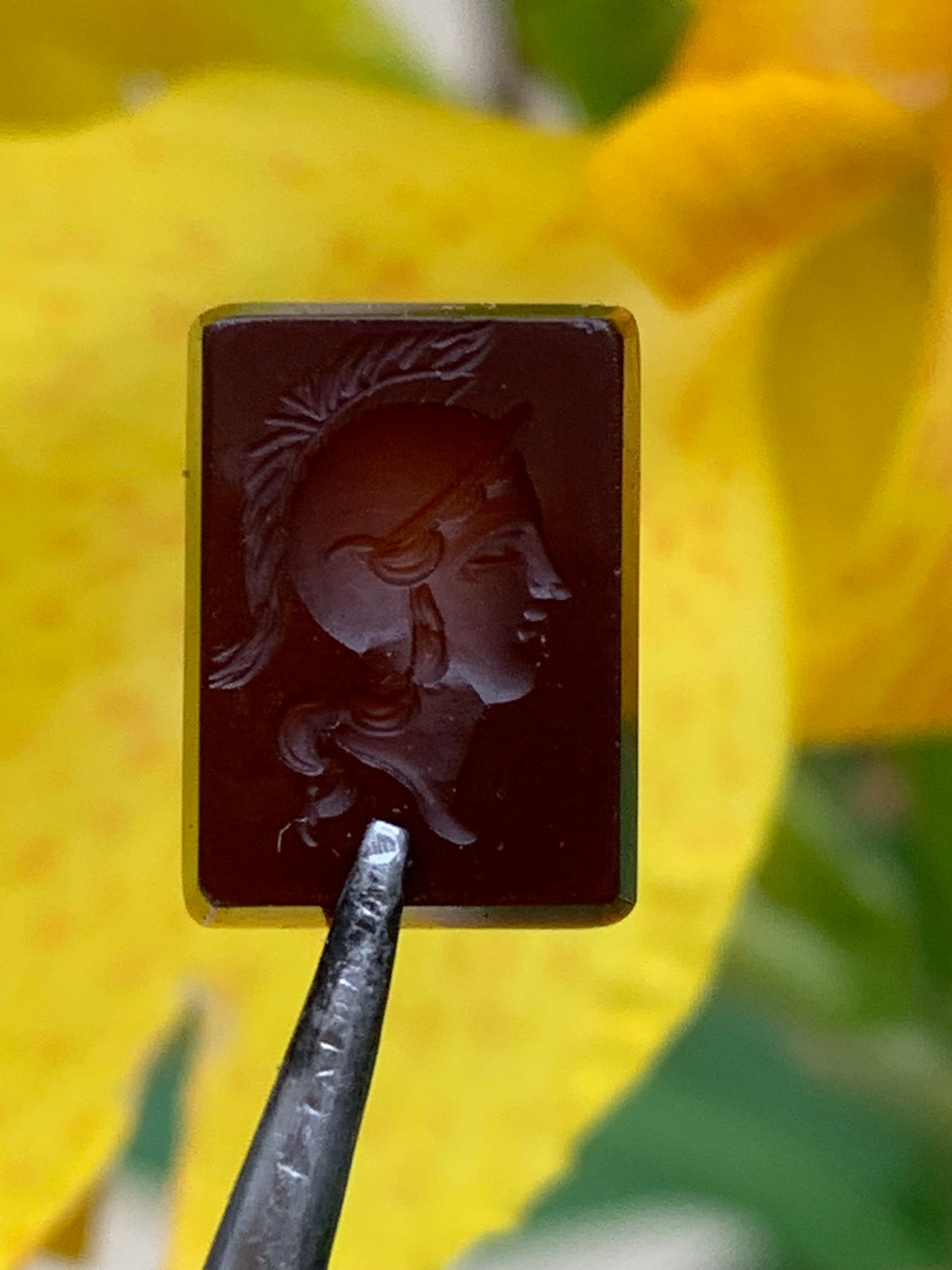 Cameo, 5 pieces of your choice in Onyx stone, 14mm x 10 x 0.3. Antique and authentic, true works of art, engraved with ultimate precision. Perfect for collection, exhibition, jewelry...