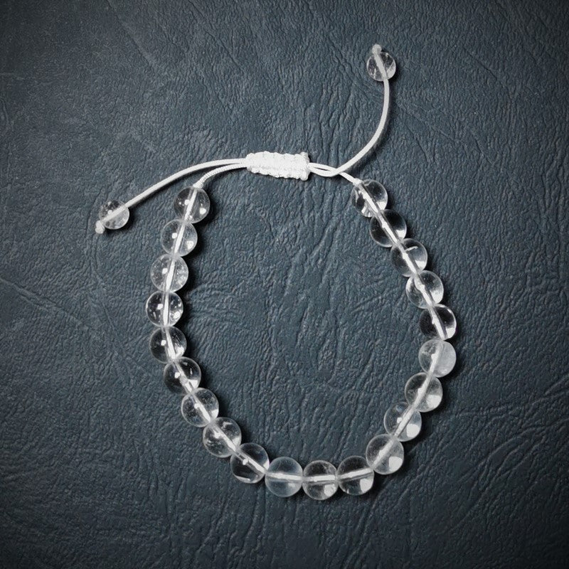 Collection of single-strand mala/sliding bracelets with 8 millimeter beads. Adjustable length from 16.5 to 20 centimeters. Beautiful AA to AAA quality beads!