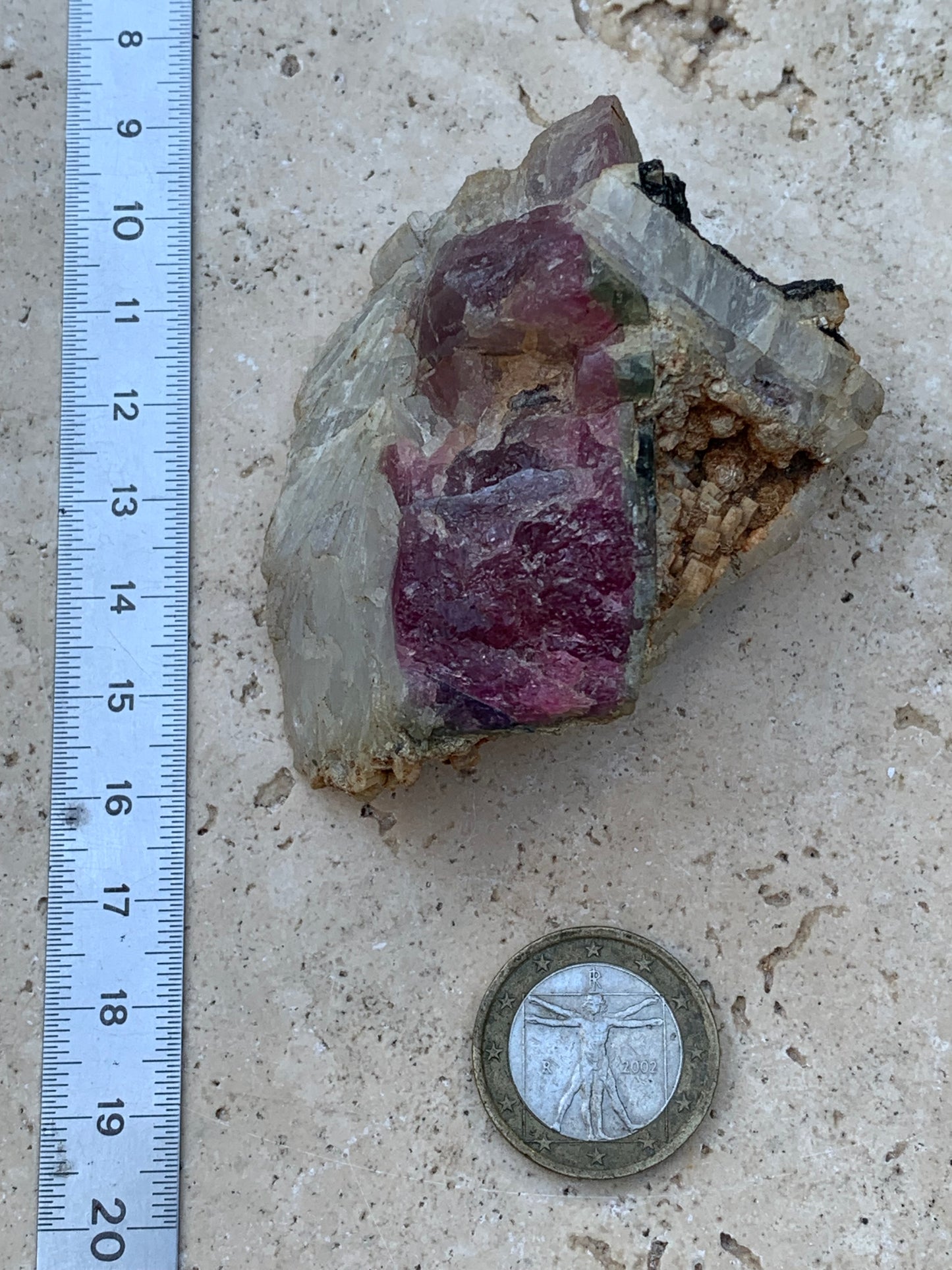 Rubellite Tourmaline, 58 x 50 x 43mm - 136.2 grams. A very beautiful little piece!