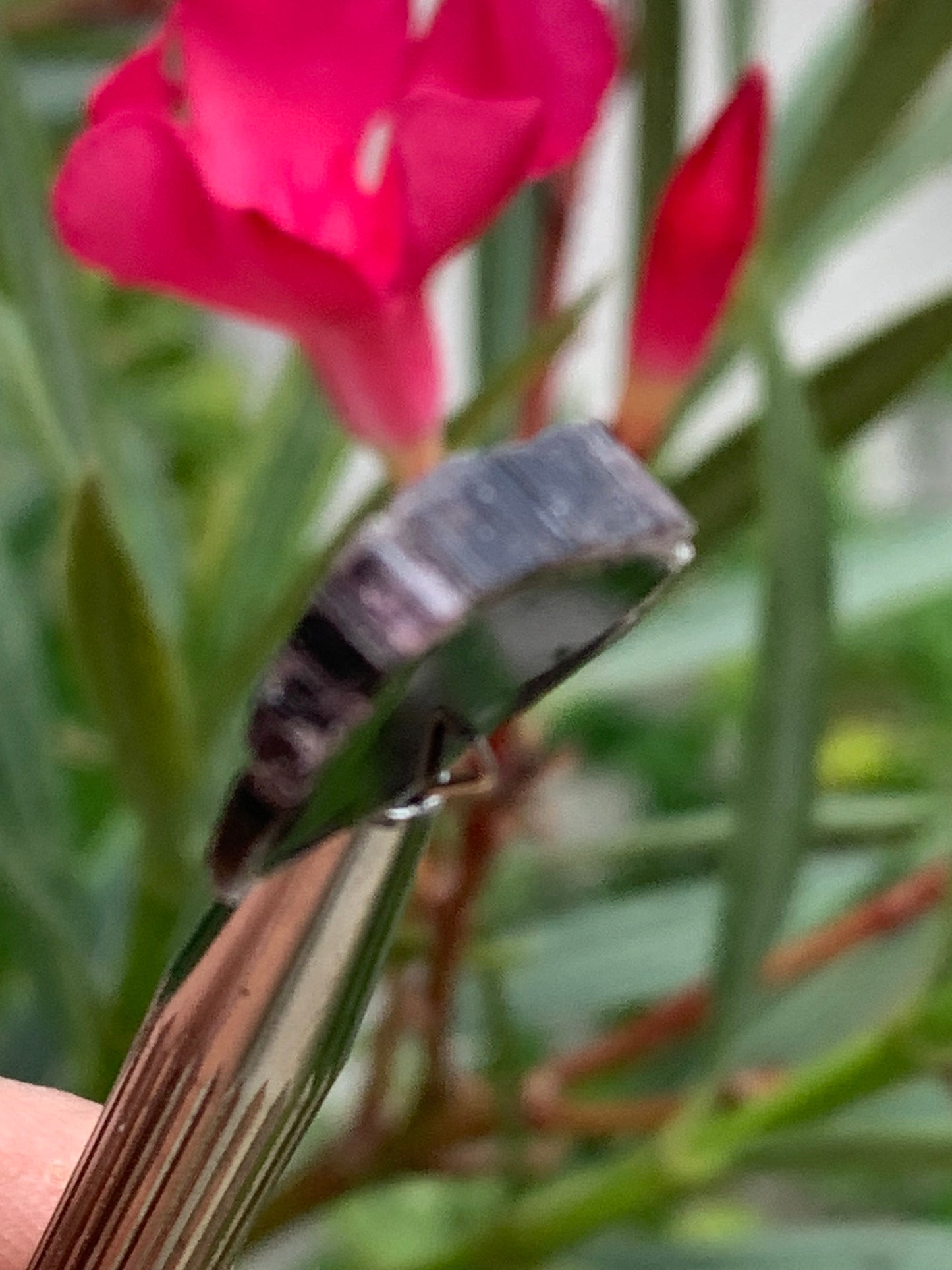 Tourmaline melon d'eau/ pastèque, 18mm x 16 x 4 - 10 carats. Parfait en bijouterie, collection ,exposition...