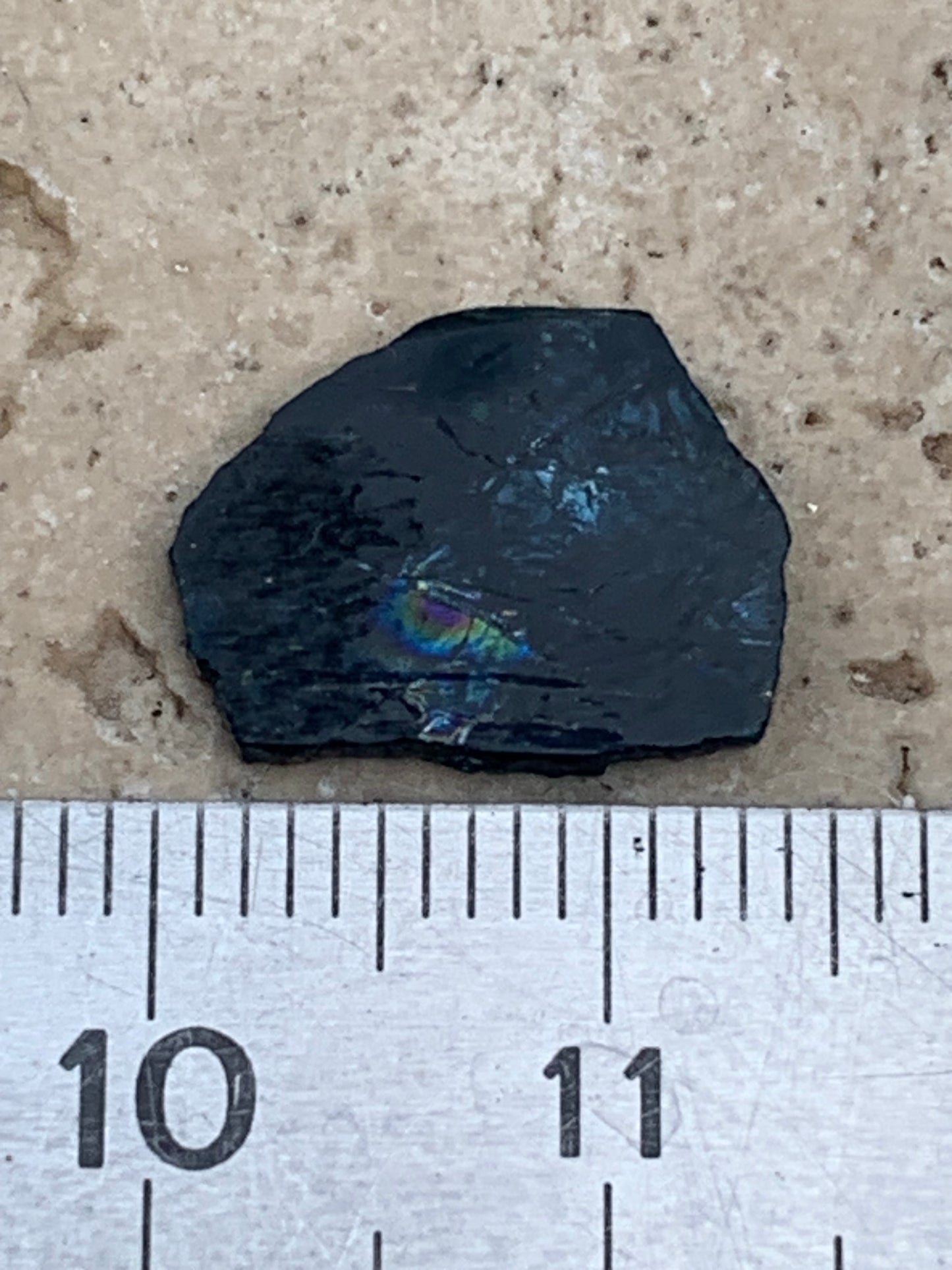 Tourmaline/ Indicolite, de 14mm x11 x 3 environ - 4,5 carats. Parfait en bijouterie, collection ,exposition...