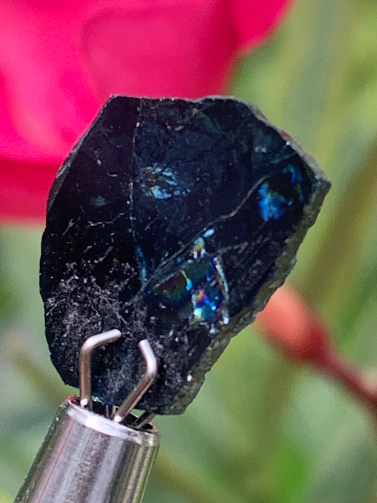 Tourmaline/ Indicolite, de 14mm x11 x 3 environ - 4,5 carats. Parfait en bijouterie, collection ,exposition...