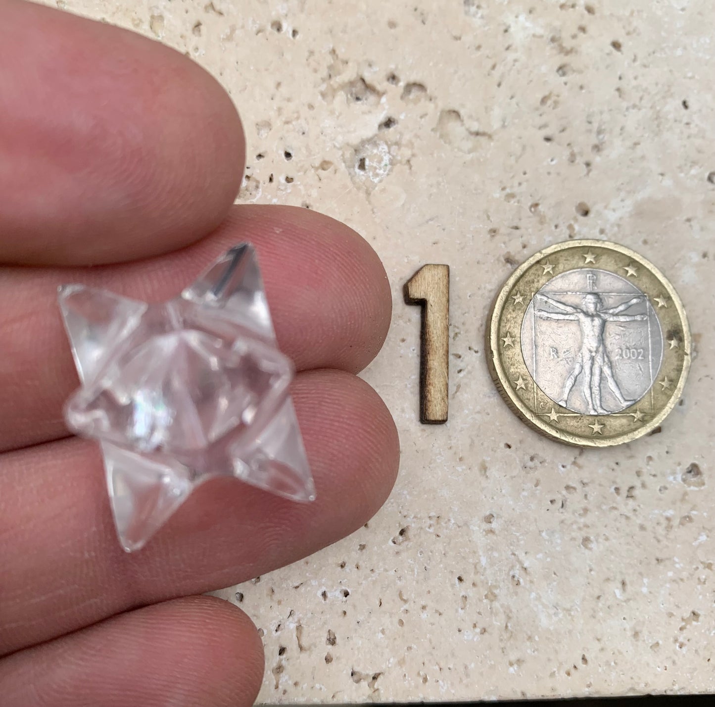 Rock crystal mercabah, 8-pointed star, size S to XL, sold individually. Piece dimensions: approximately 1.5 to 6 cm. Grade A to AAA! Perfect for studying sacred geometry and its applications!