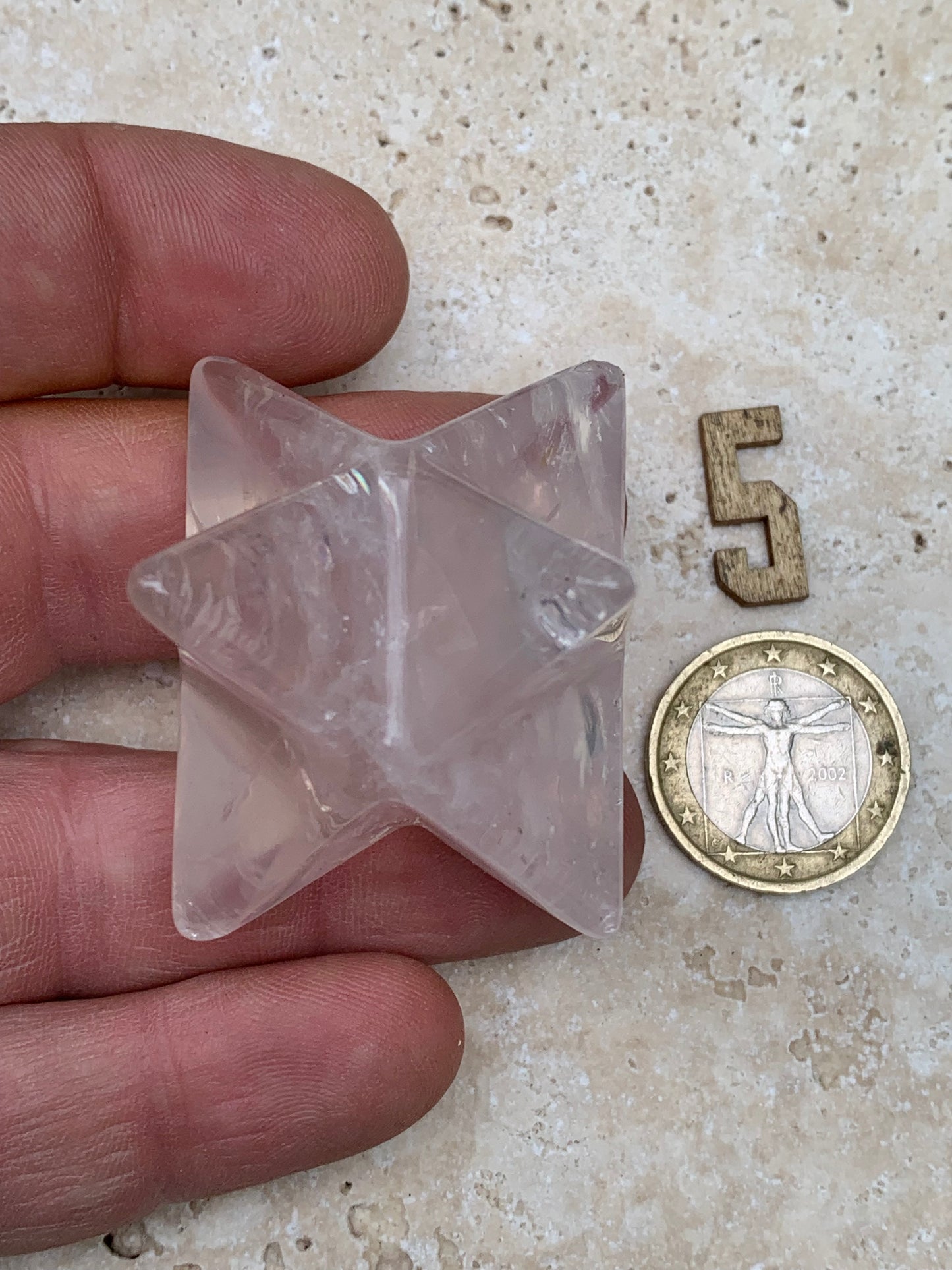 Rock crystal mercabah, 8-pointed star, size S to XL, sold individually. Piece dimensions: approximately 1.5 to 6 cm. Grade A to AAA! Perfect for studying sacred geometry and its applications!