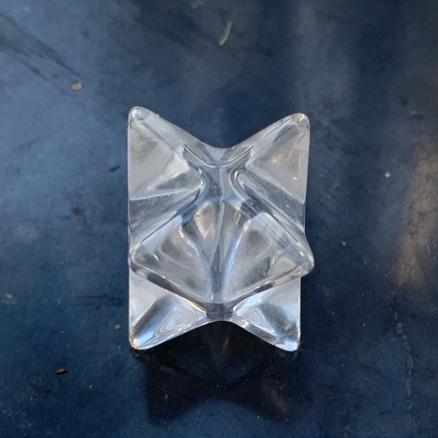 Mercaba/ Mercabah/ Merkabah (étoile à 8 branches), en Cristal de roche (quartz). De 15x15x15mm - 5 grammes. Qualité A à AAA !