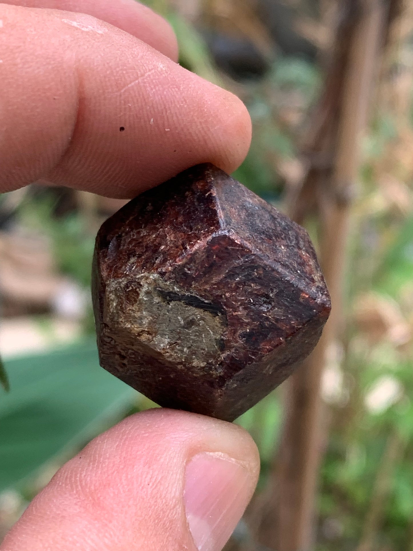 Grenat pyrope, spécimen brut naurel de 30x24x24 mm - 31 gr., très belle pièce, parfait !
