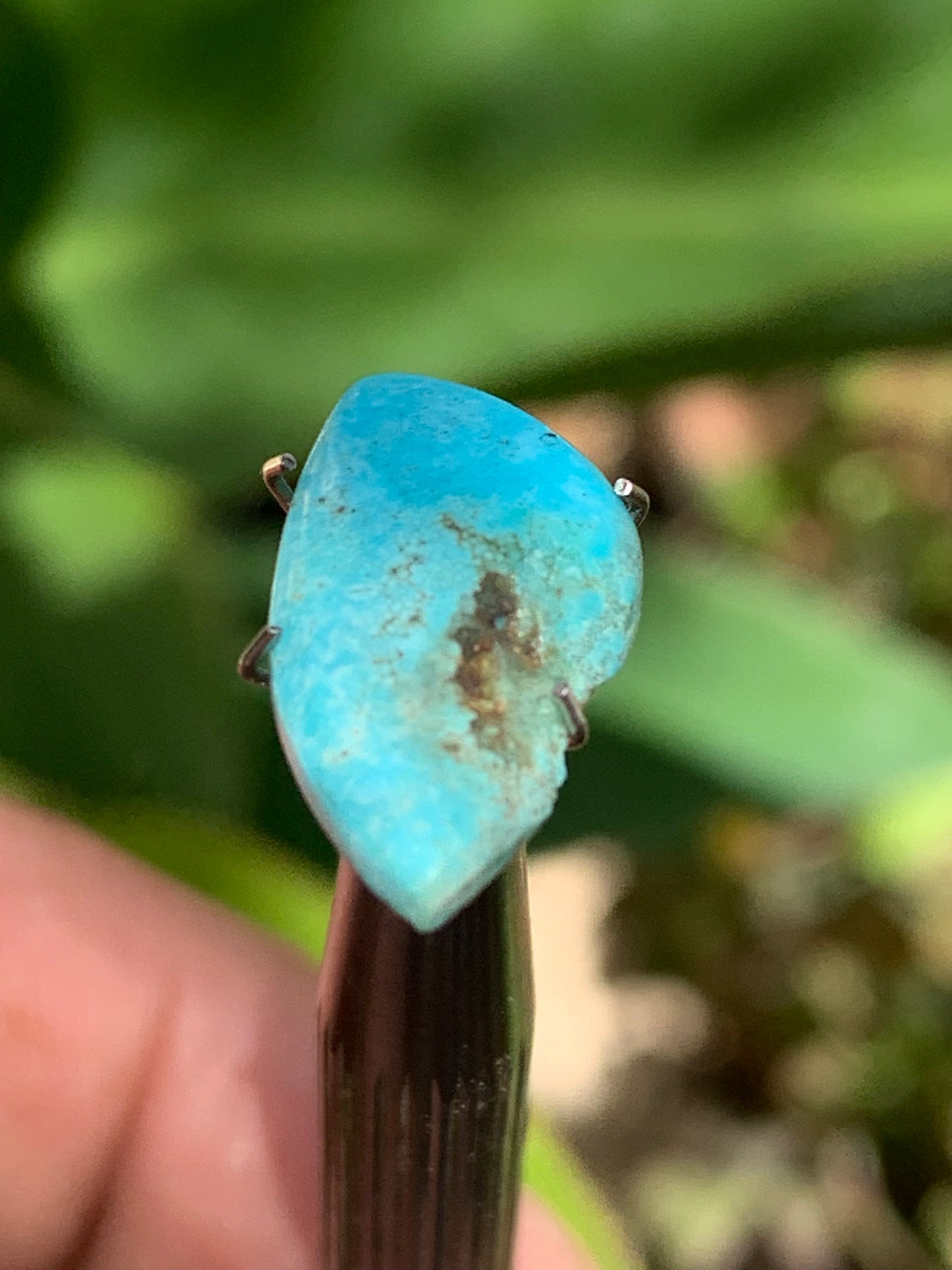Turquoise, 20mm cabochon x10 x3 - 3 carats. Perfect for jewelry, collections, exhibitions...