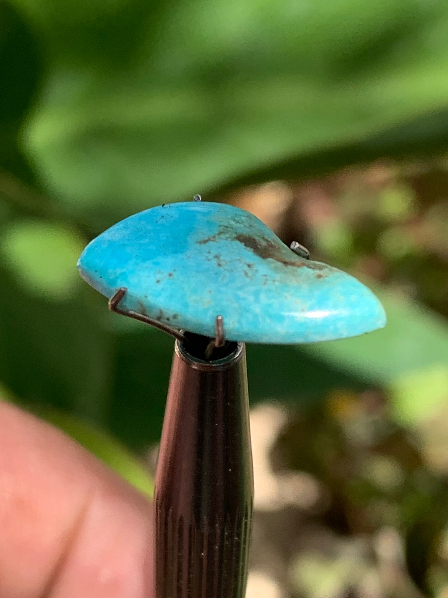 Turquoise, 20mm cabochon x10 x3 - 3 carats. Perfect for jewelry, collections, exhibitions...