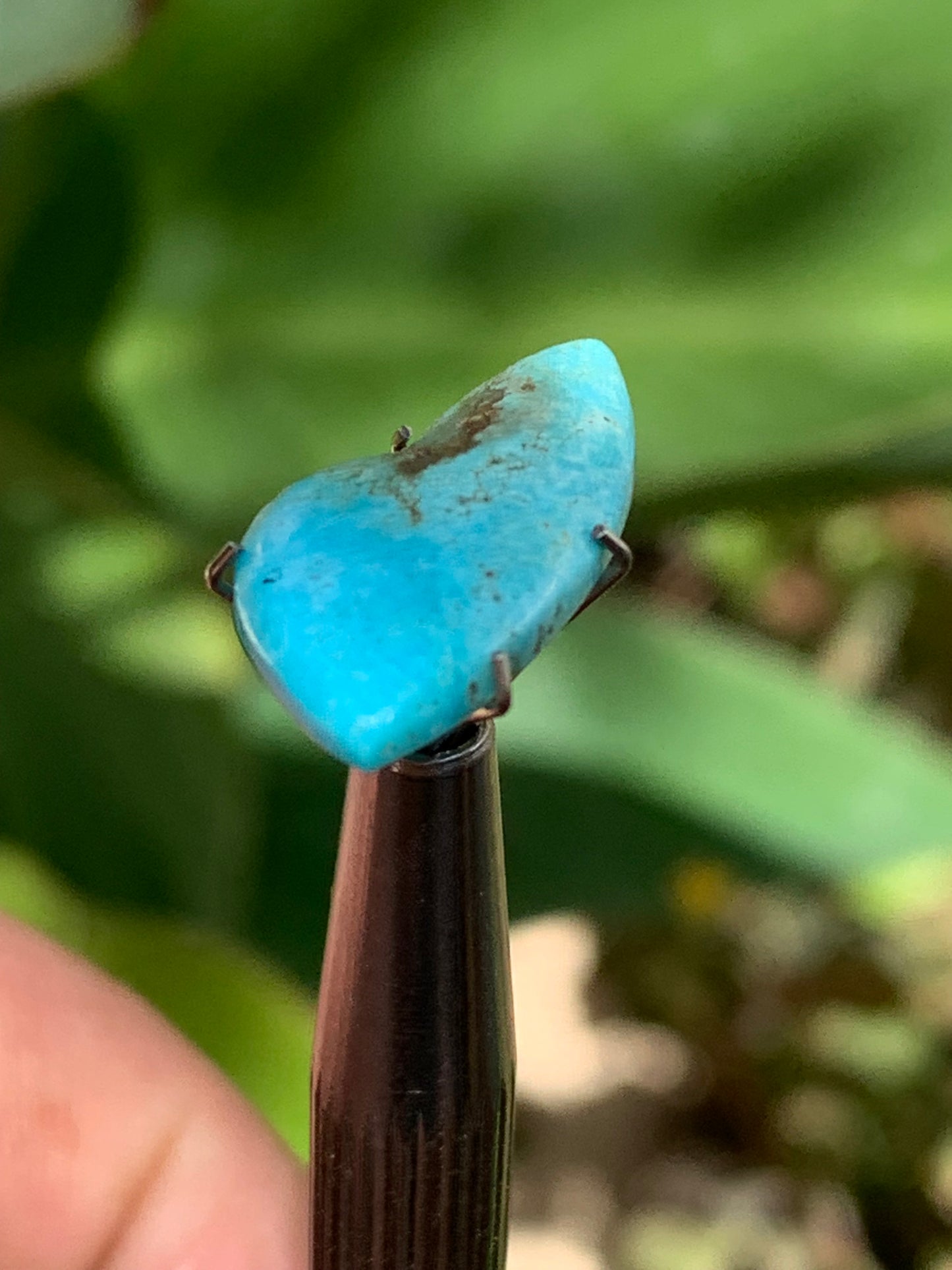 Turquoise, 20mm cabochon x10 x3 - 3 carats. Perfect for jewelry, collections, exhibitions...