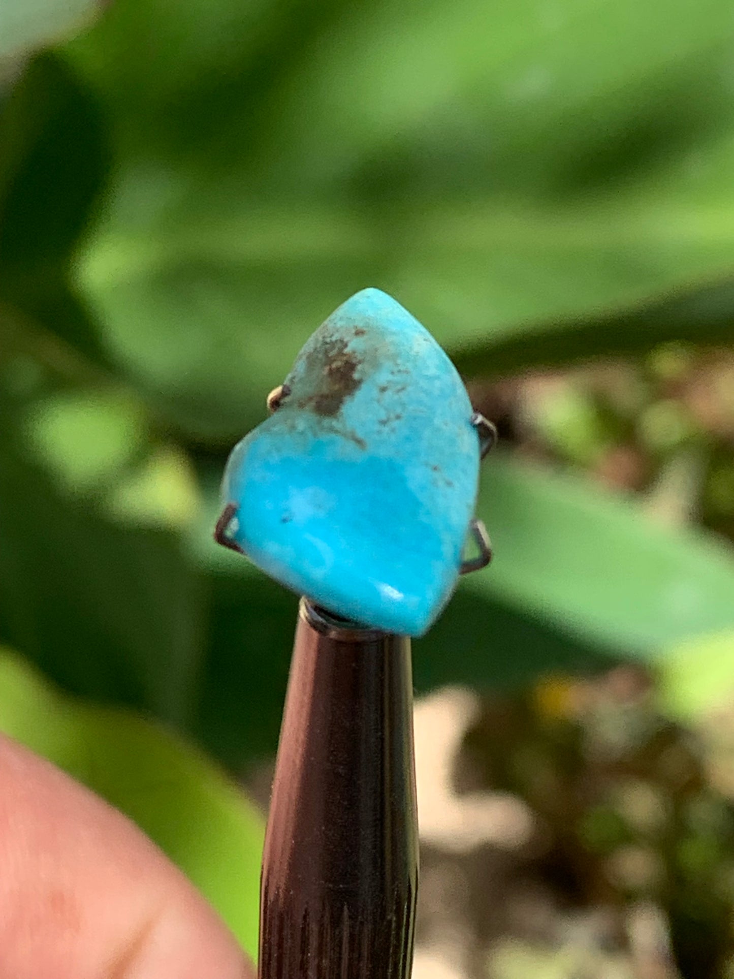Turquoise, 20mm cabochon x10 x3 - 3 carats. Perfect for jewelry, collections, exhibitions...