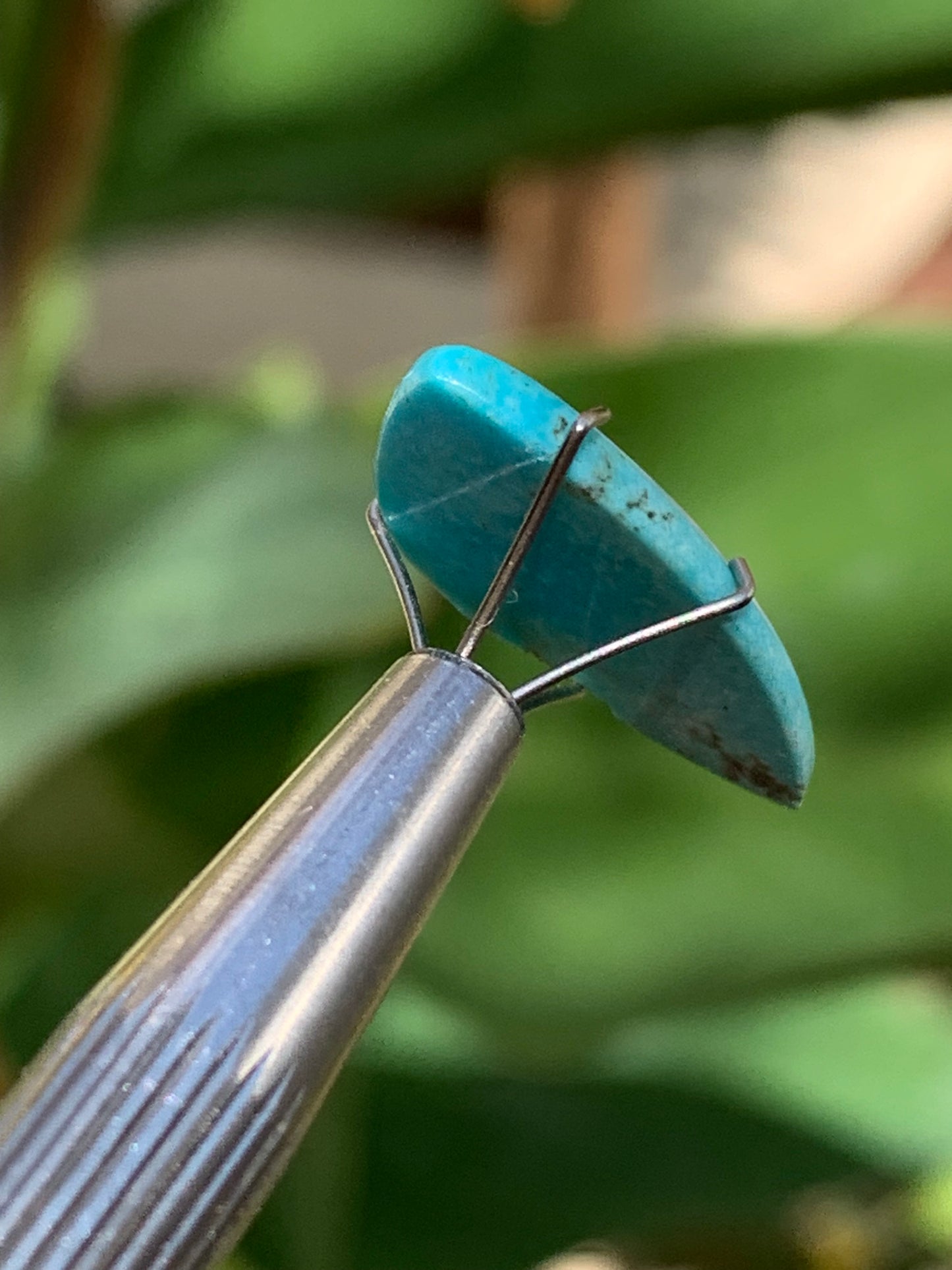 Turquoise, 20mm cabochon x10 x3 - 3 carats. Perfect for jewelry, collections, exhibitions...
