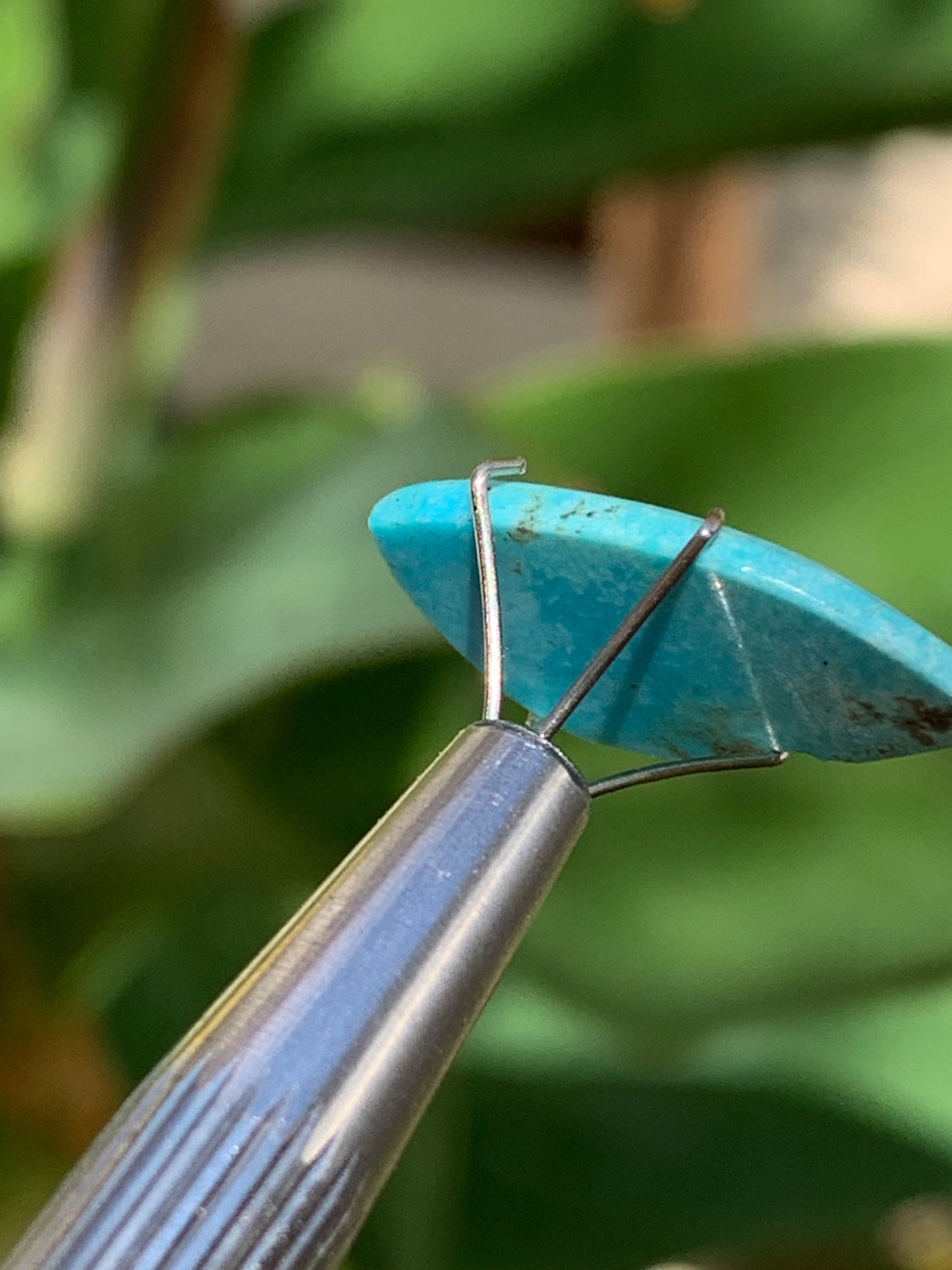 Turquoise, 20mm cabochon x10 x3 - 3 carats. Perfect for jewelry, collections, exhibitions...