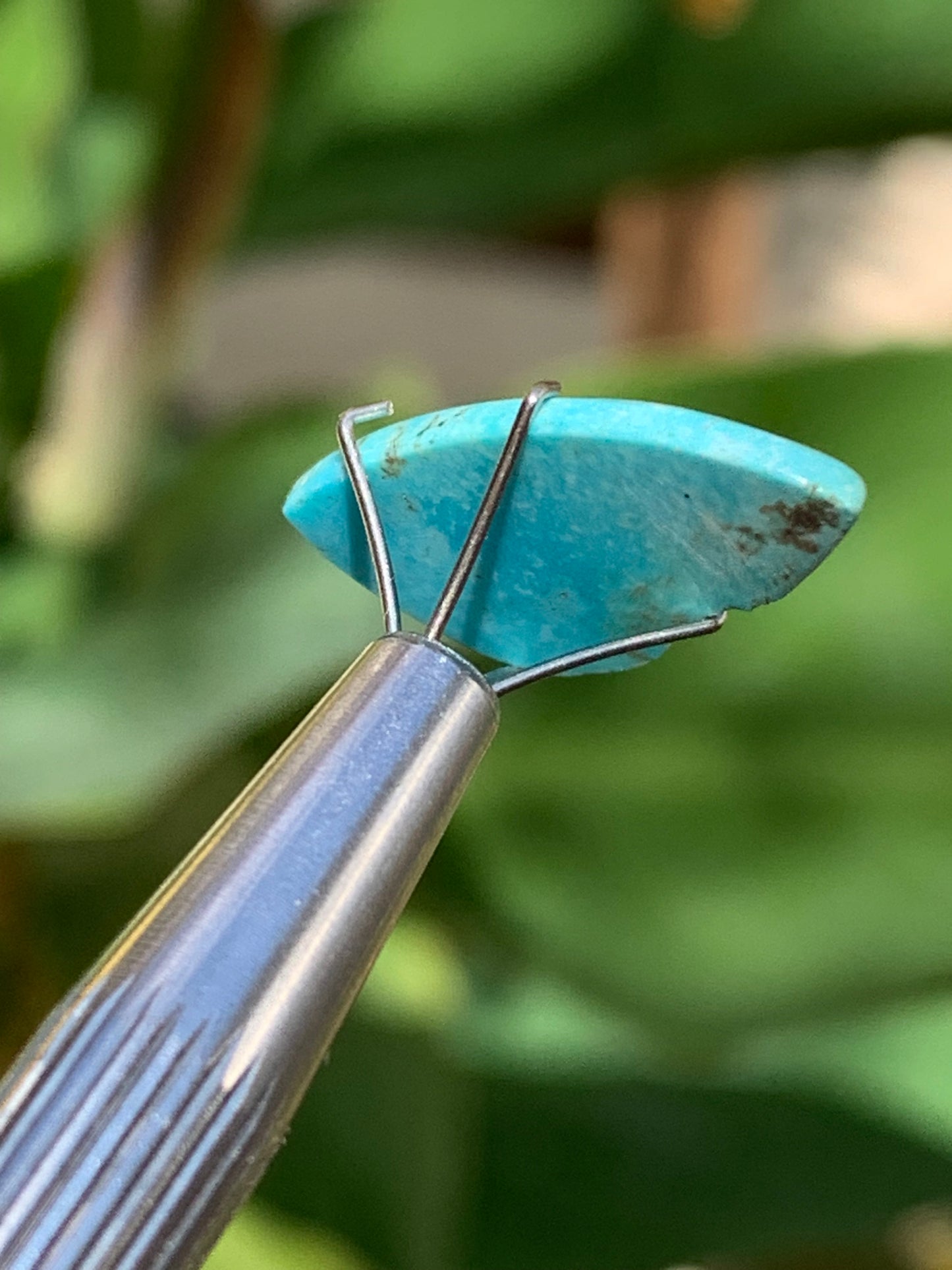 Turquoise, 20mm cabochon x10 x3 - 3 carats. Perfect for jewelry, collections, exhibitions...