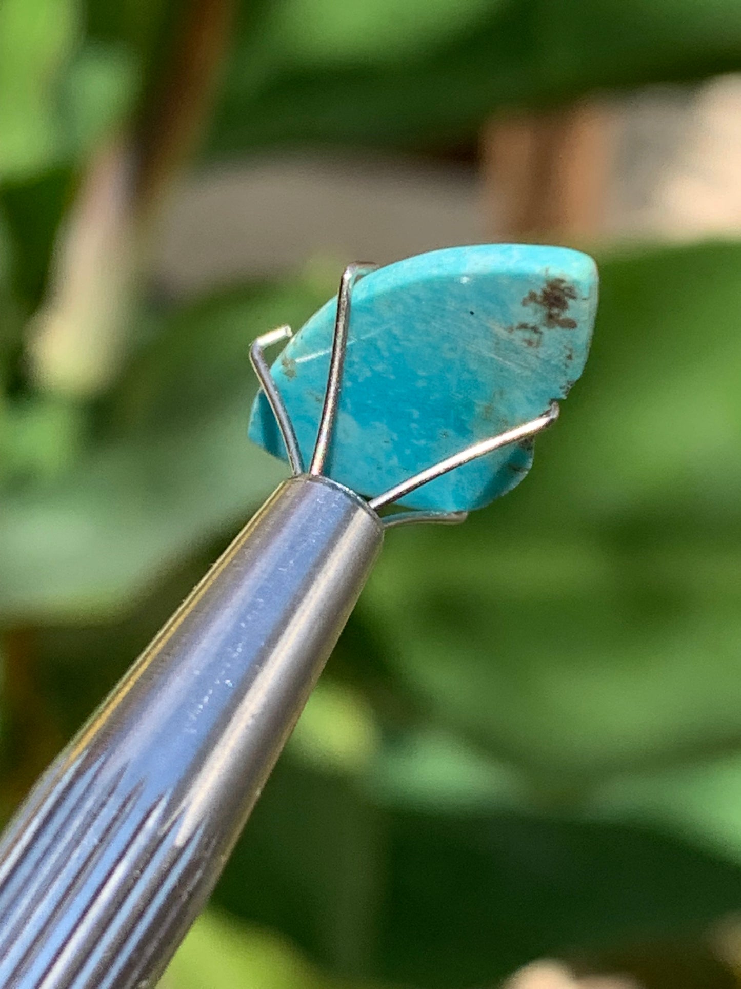 Turquoise, 20mm cabochon x10 x3 - 3 carats. Perfect for jewelry, collections, exhibitions...