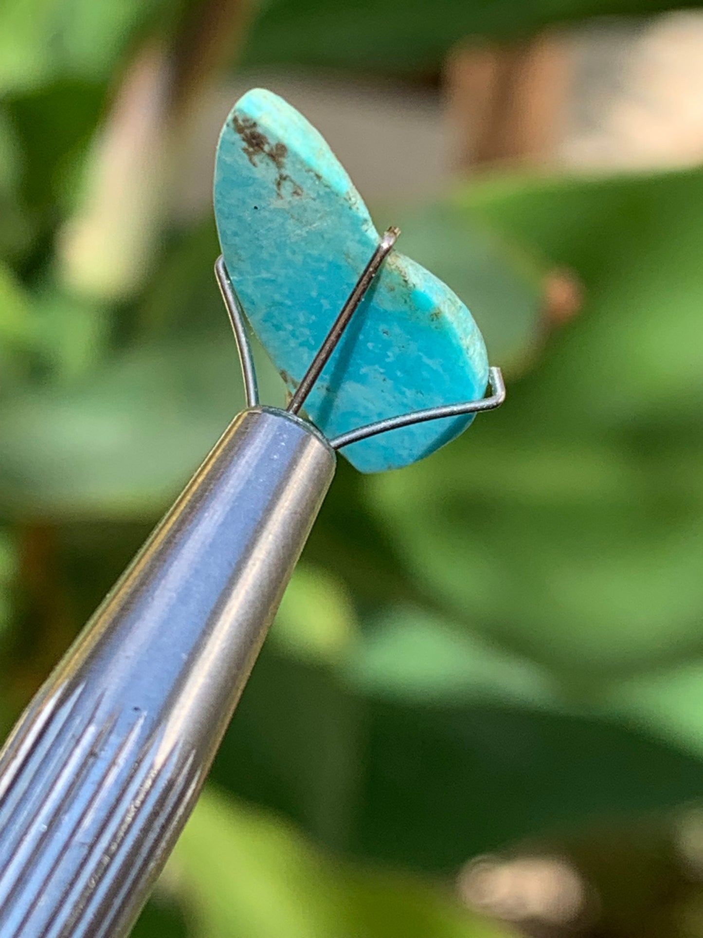 Turquoise, 20mm cabochon x10 x3 - 3 carats. Perfect for jewelry, collections, exhibitions...